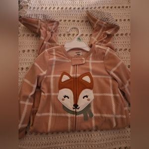 Carters Baby Girls footie pajamas